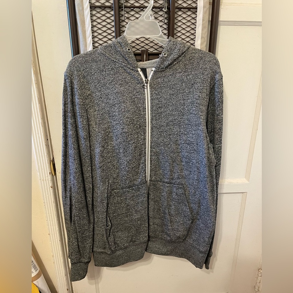 Grey Zip up Hoodie